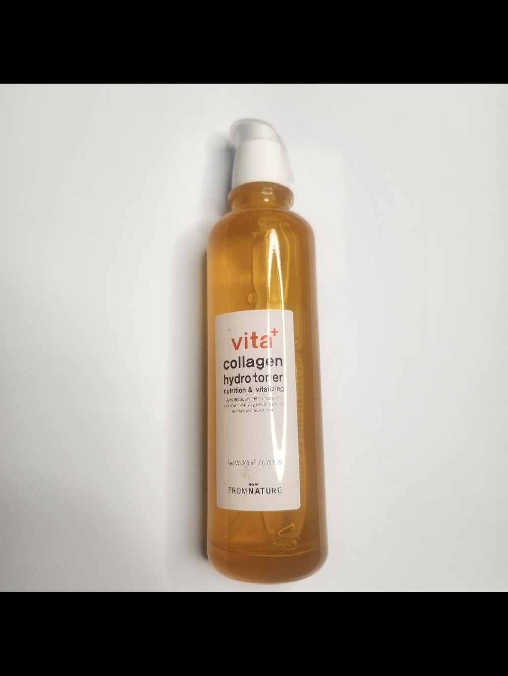 NEW From Nature Vita+ Collagen Hydro Toner 200ml K-Beauty Hydrating Niacinamide